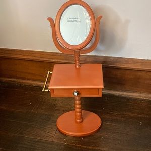 NIB American Girl Marie Grace Retired Vanity with attached Mirror